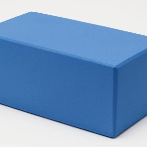 13 Extra Wide Yoga Block 4 Inch Thick EVA Foam Support Brick for Restorative Yoga Meditation and Deep Stretching Lightweight and Durable Blue
